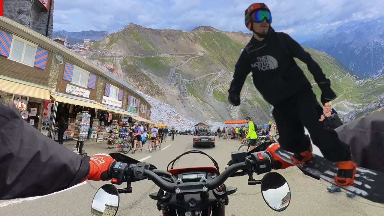 Exploring Stelvio Pass | no talking ⛷️🏍️🏞️
