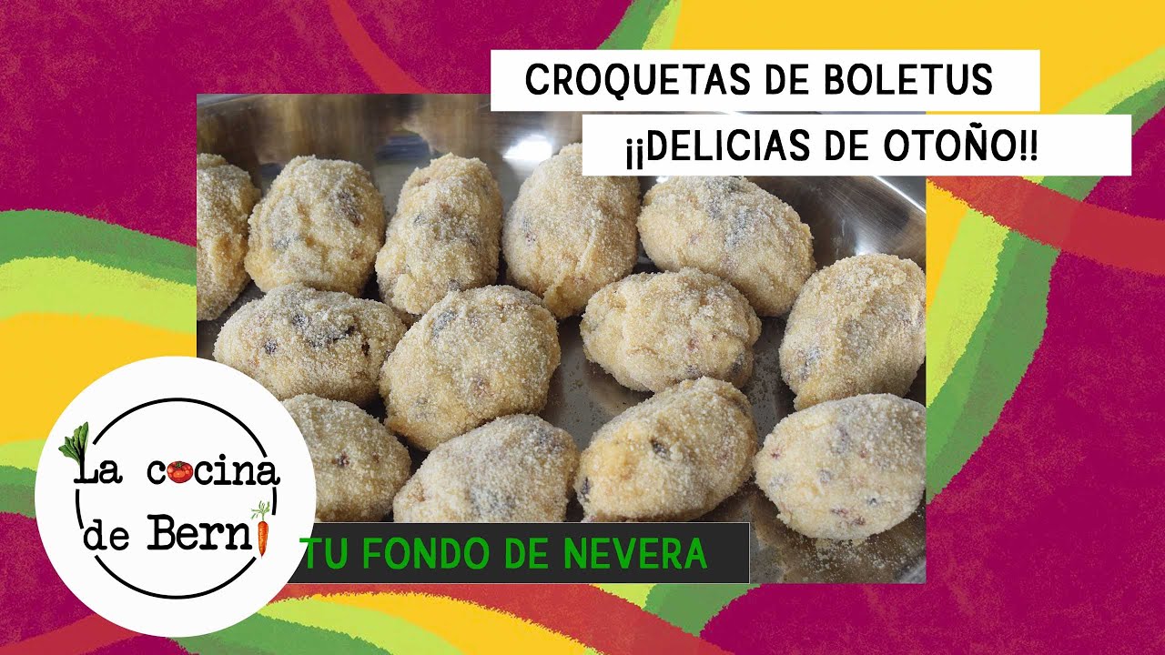 Cocina fácil- Croquetas de boletus