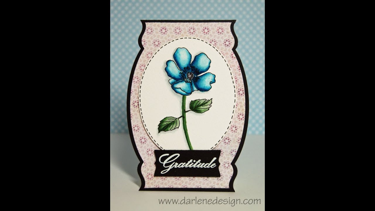 Gratitude Flower - How to Blend with Stampin' Up! Markers