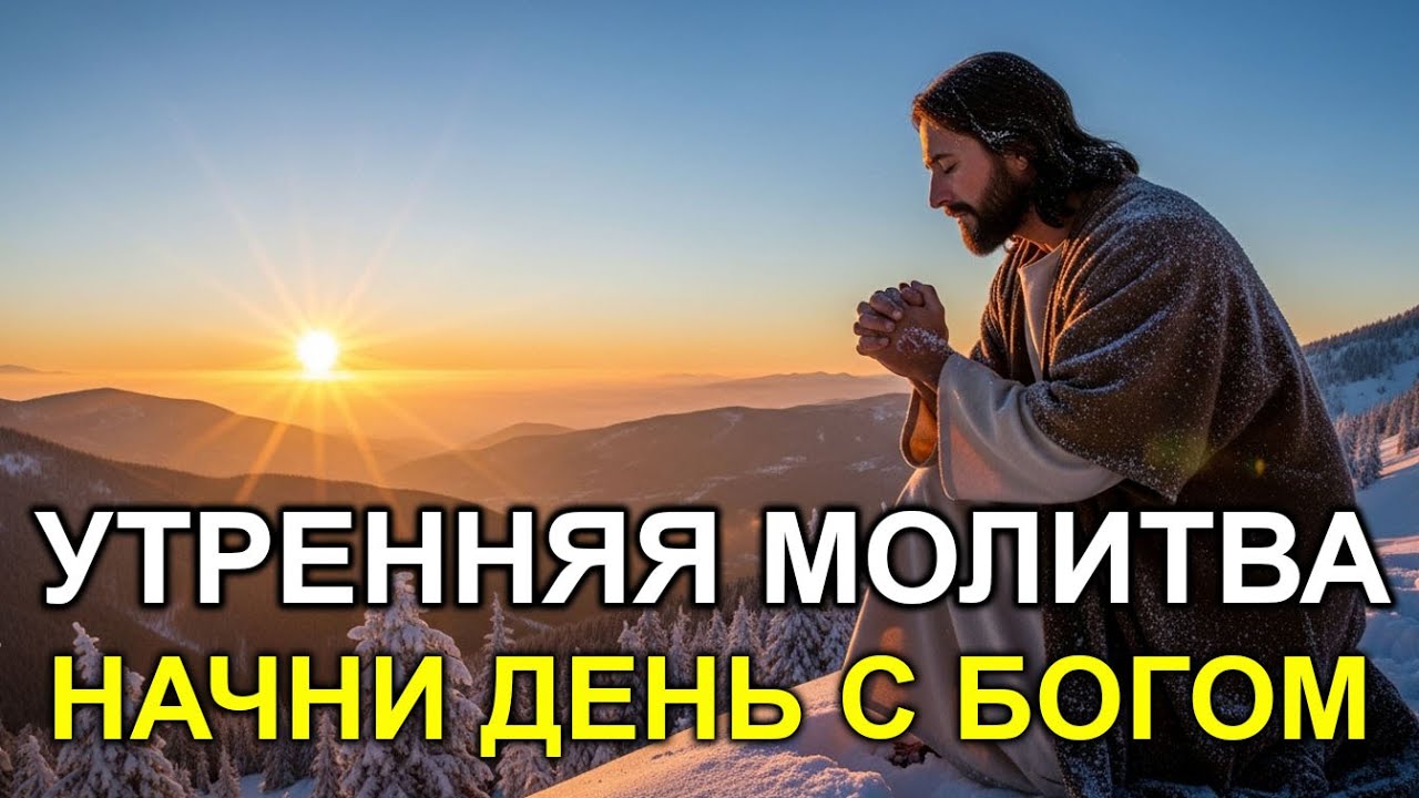 УТРЕННЯЯ МОЛИТВА: Твой день пройдёт ИДЕАЛЬНО, если начнешь его с Богом!