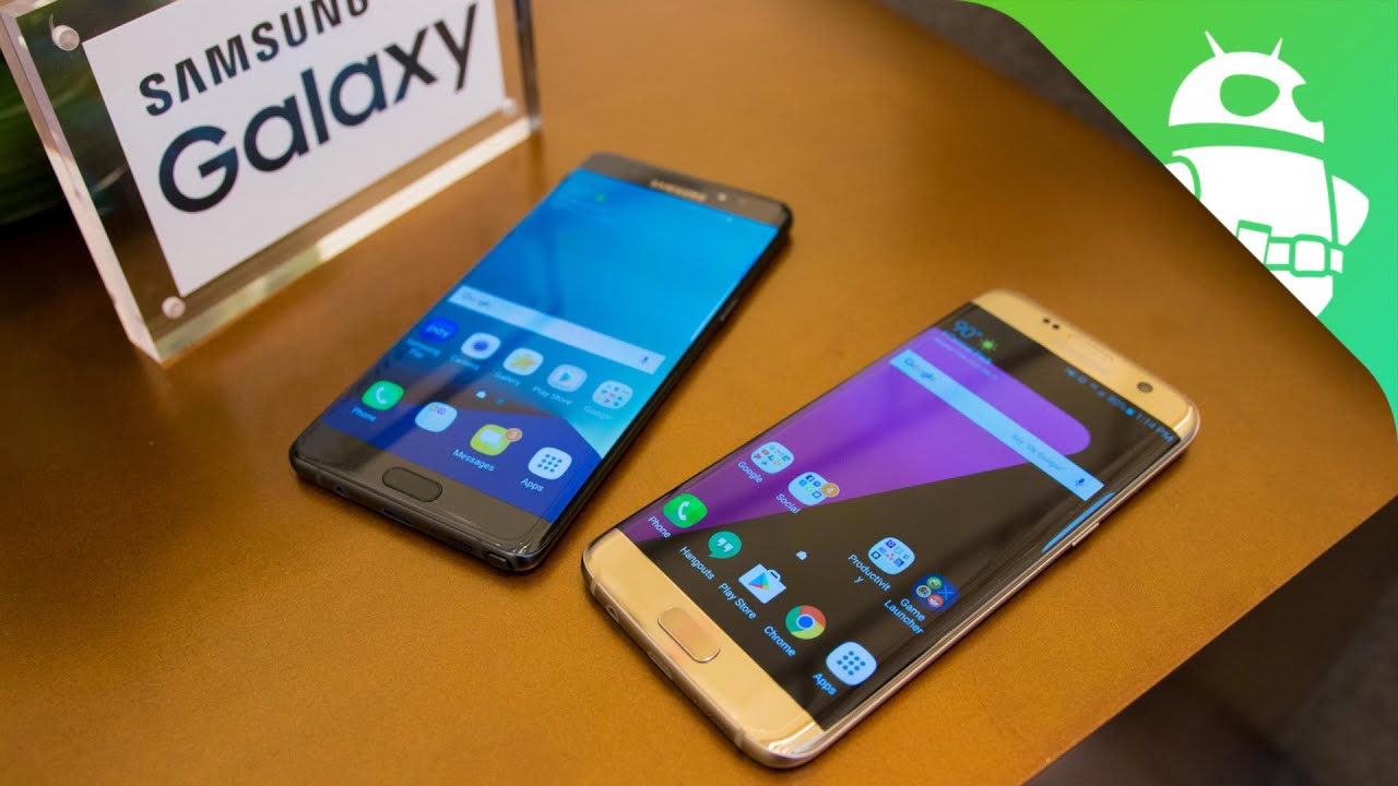 Samsung Galaxy Note7 против Samsung Galaxy S7 Edge — первый взгляд