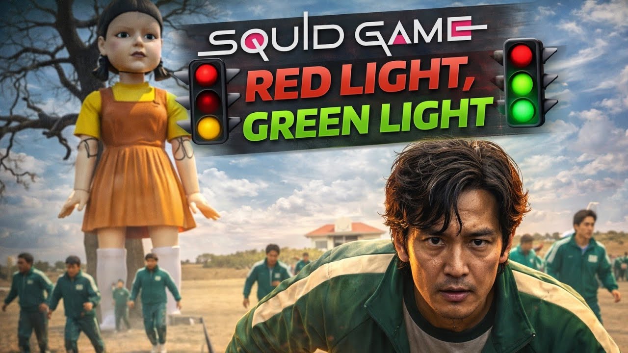 Squid Game Red Light Green Light 😱 | Player 456 Survival Challenge | Squid Game Gameplay