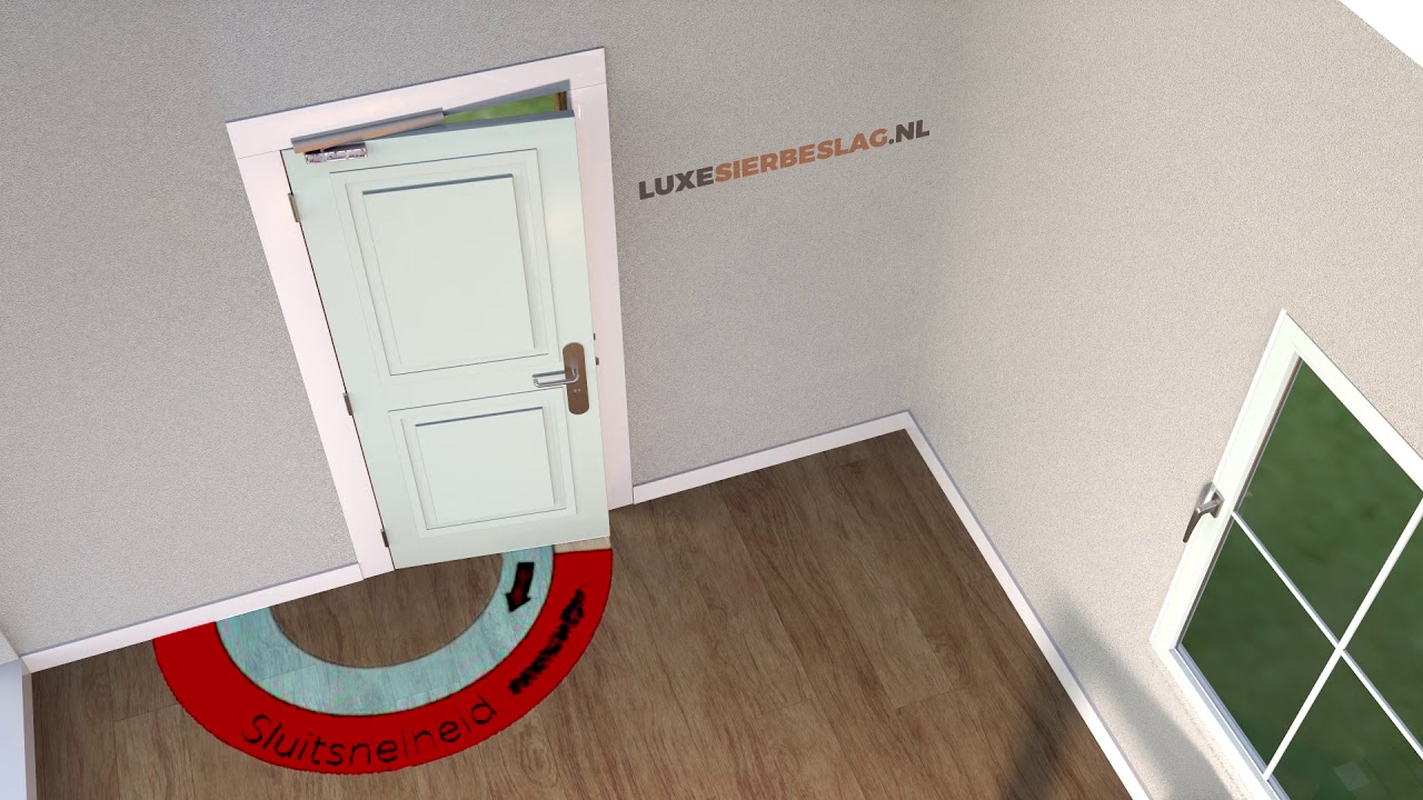 Instellen deurdranger Dorma TS98XEA Luxesierbeslag.nl