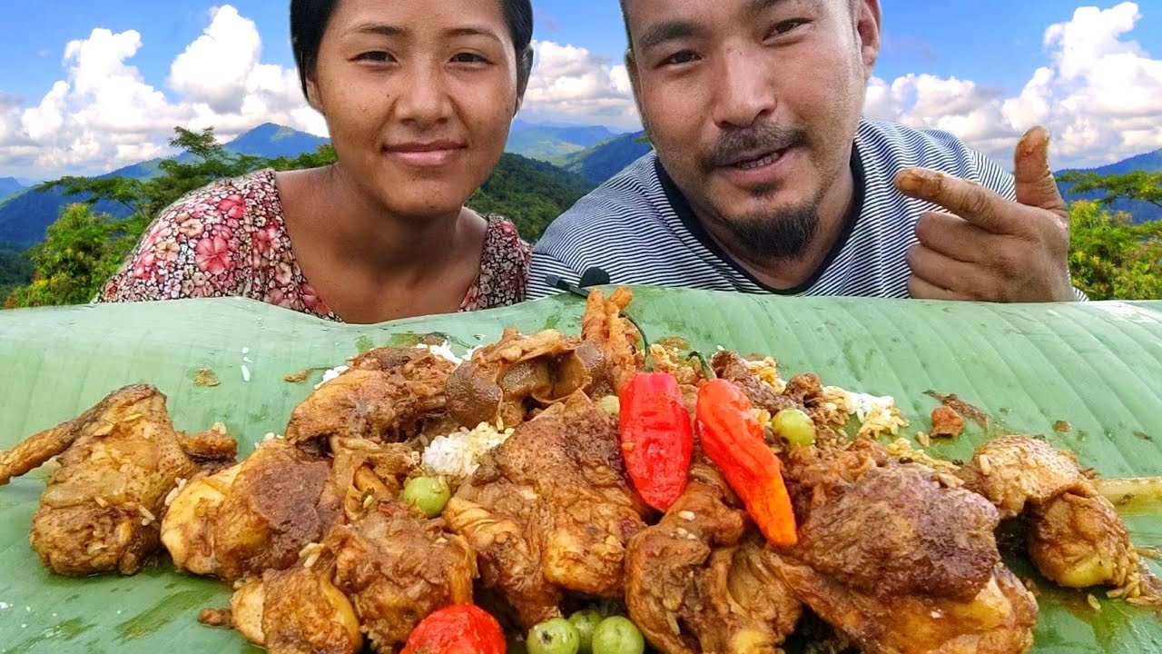 spouse cooked the best chicken curry ever | mukbang with wife | how to cook the best chicken gravy.