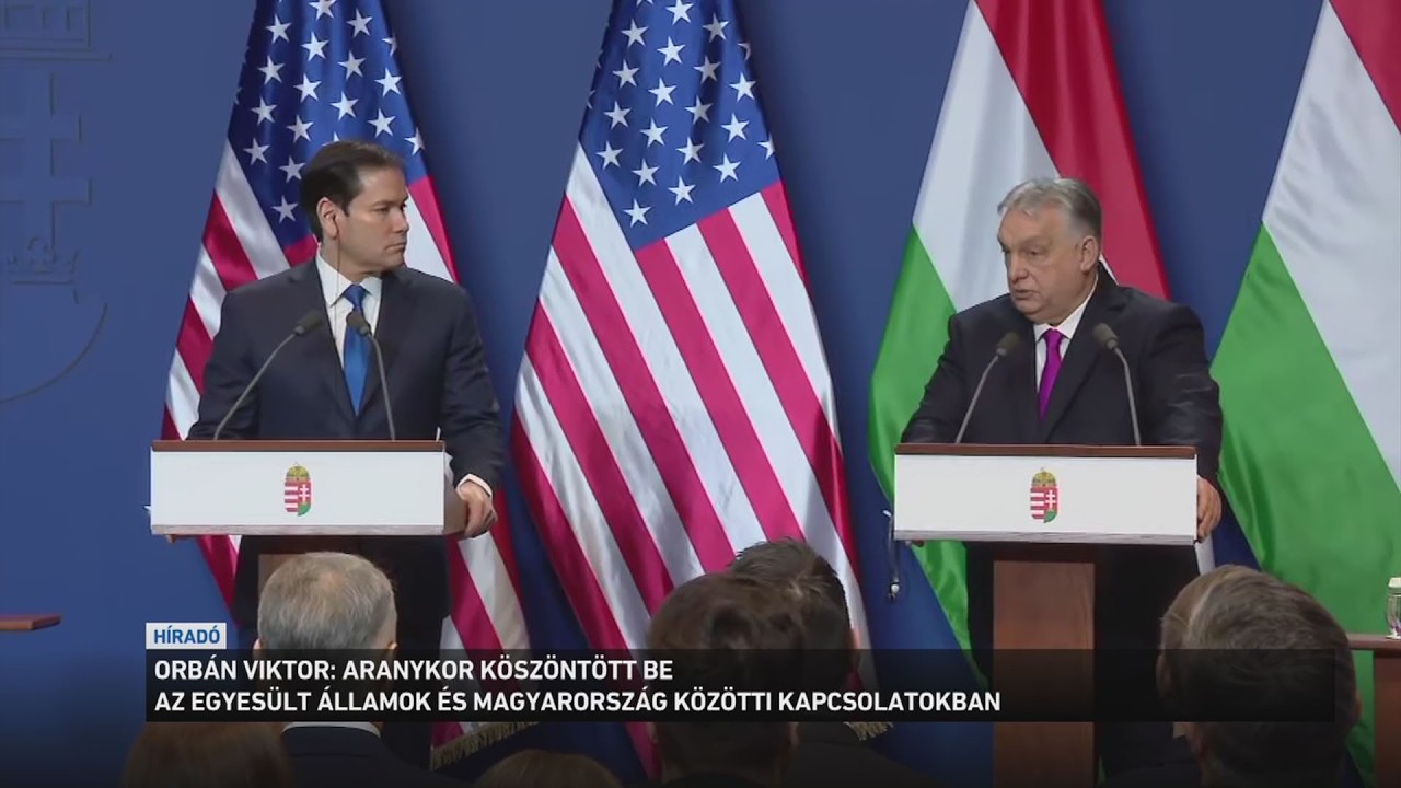 Orbán Viktor: Aranykor köszöntött be az Egyesült Államok és Magyarország közötti kapcsolat