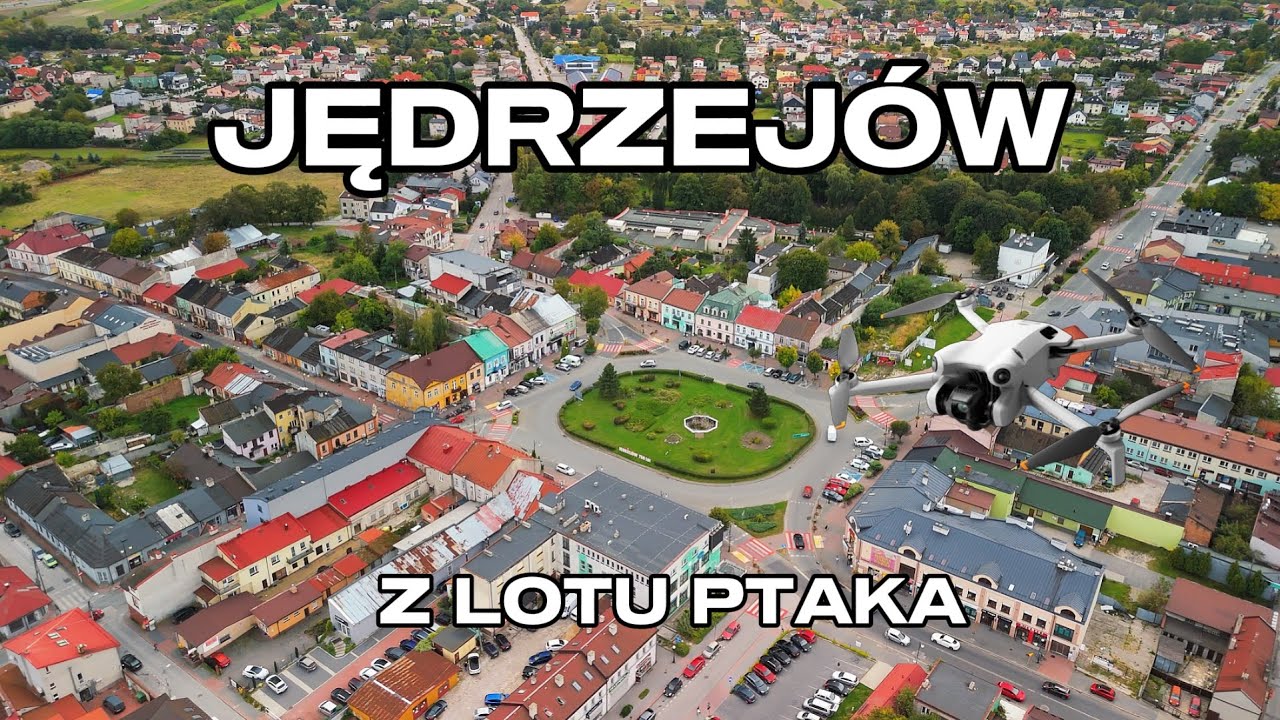 JĘDRZEJÓW z lotu ptaka