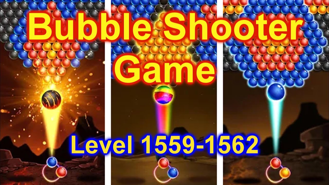 Bubble Shooter Level 1559-1562 Fun Game On Cell Phone