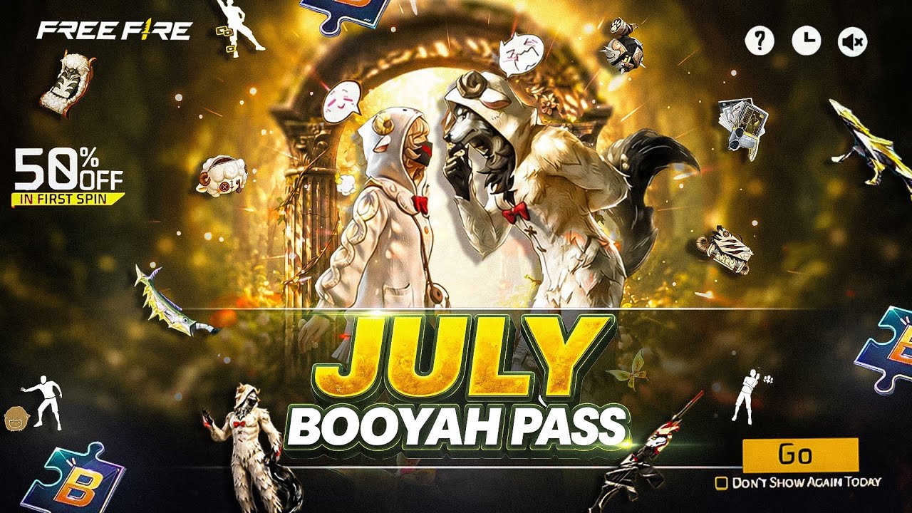 July 2026🔥 Booyah Pass Full Review | Next Month Booyah Pass Free Fire | Free Fire Booyah Pass July 