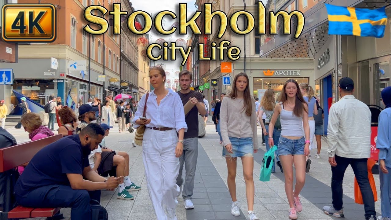 🇸🇪 Sweden: Stockholm Today | City Life in 4K
