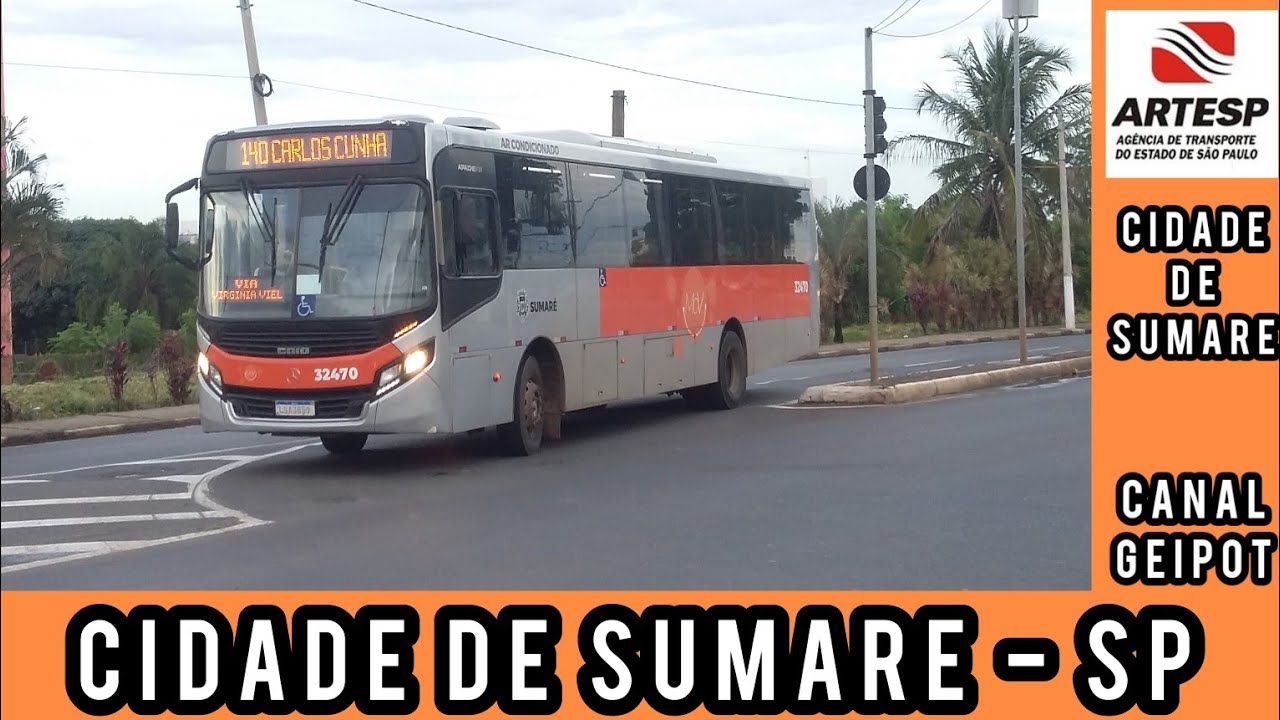 Movimentação de Ônibus SP#44 | CIDADE DE SUMARE - SP