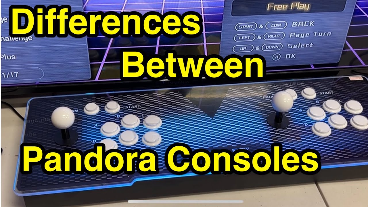 Difference Between Pandora Box Consoles
