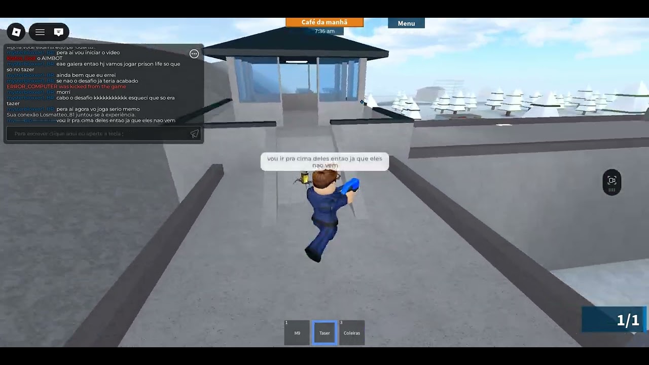 roblox - prison life so no tazer