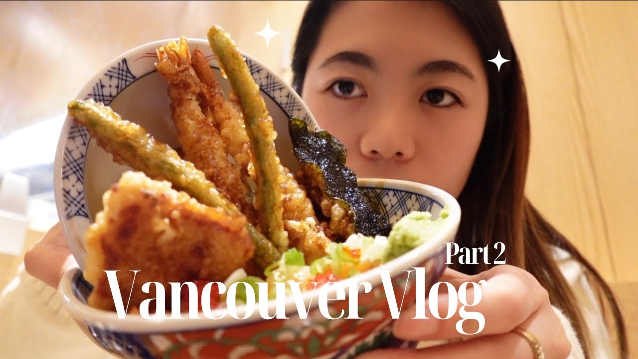 🇨🇦 Vancouver travel vlog | everything i ate, cafe, shopping, and visiting stanley park PART 2