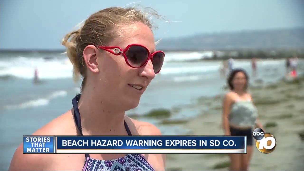 Beach Hazard Warning Expires in San Diego County