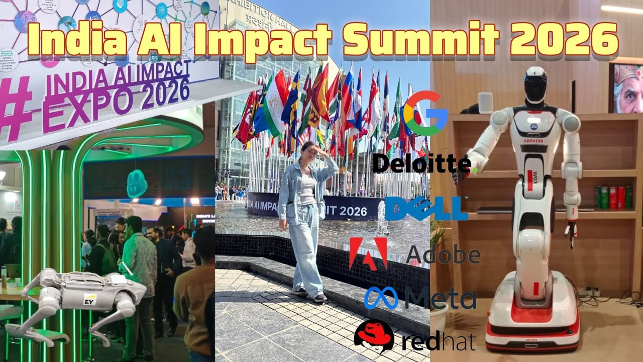 India AI Impact Summit 2026 🤖 | College Took Us to an AI Event!🚀 | Tsering Palmo 