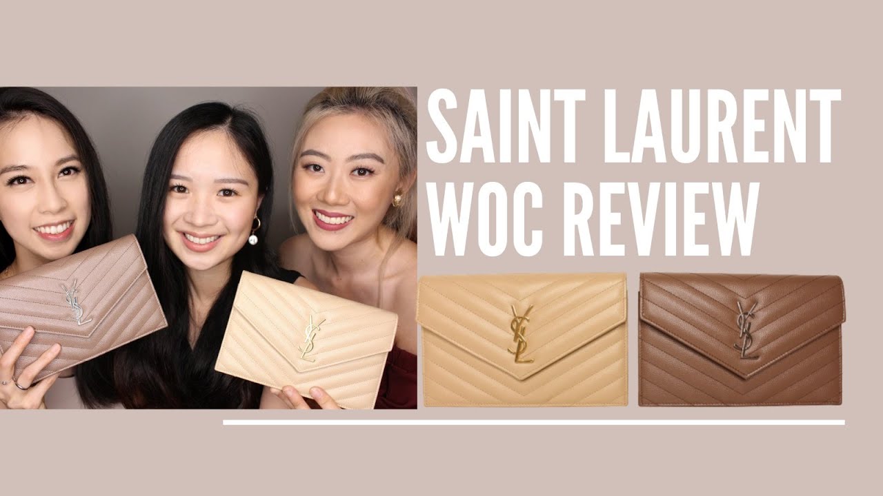 SAINT LAURENT ENVELOPE CHAIN WALLET WOC REVIEW | PCC TV