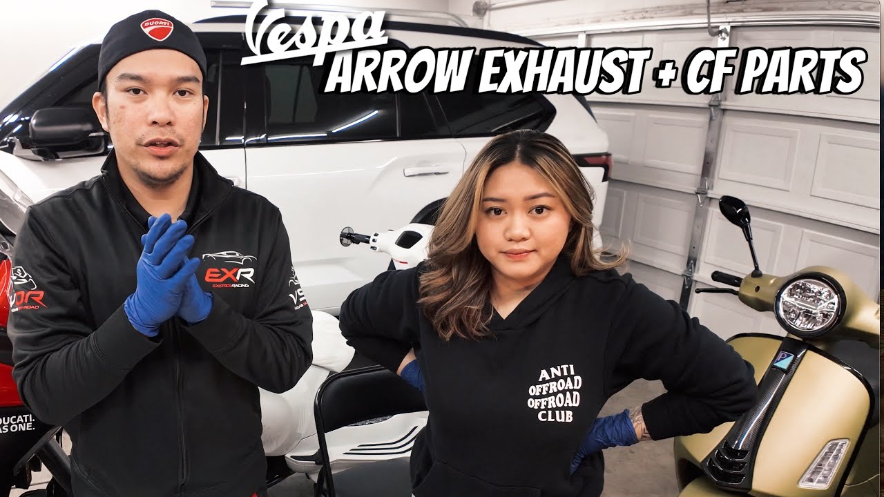 HOW TO INSTALL ARROW EXHAUST ON YOUR 2024 VESPA GTS 300S