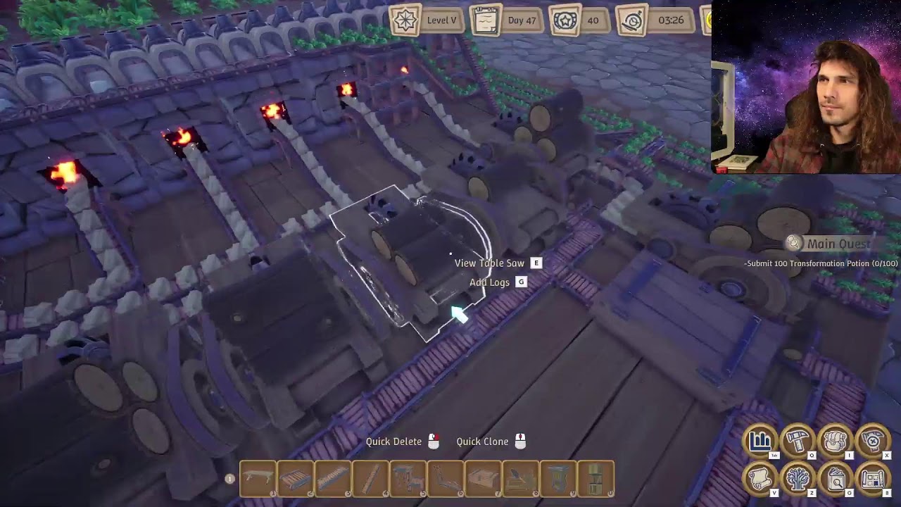 the factory where we throw things at customers  - Return to Alchemy Factory