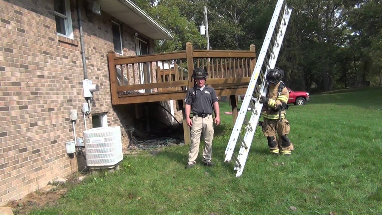 One Person Extension Ladder Throw