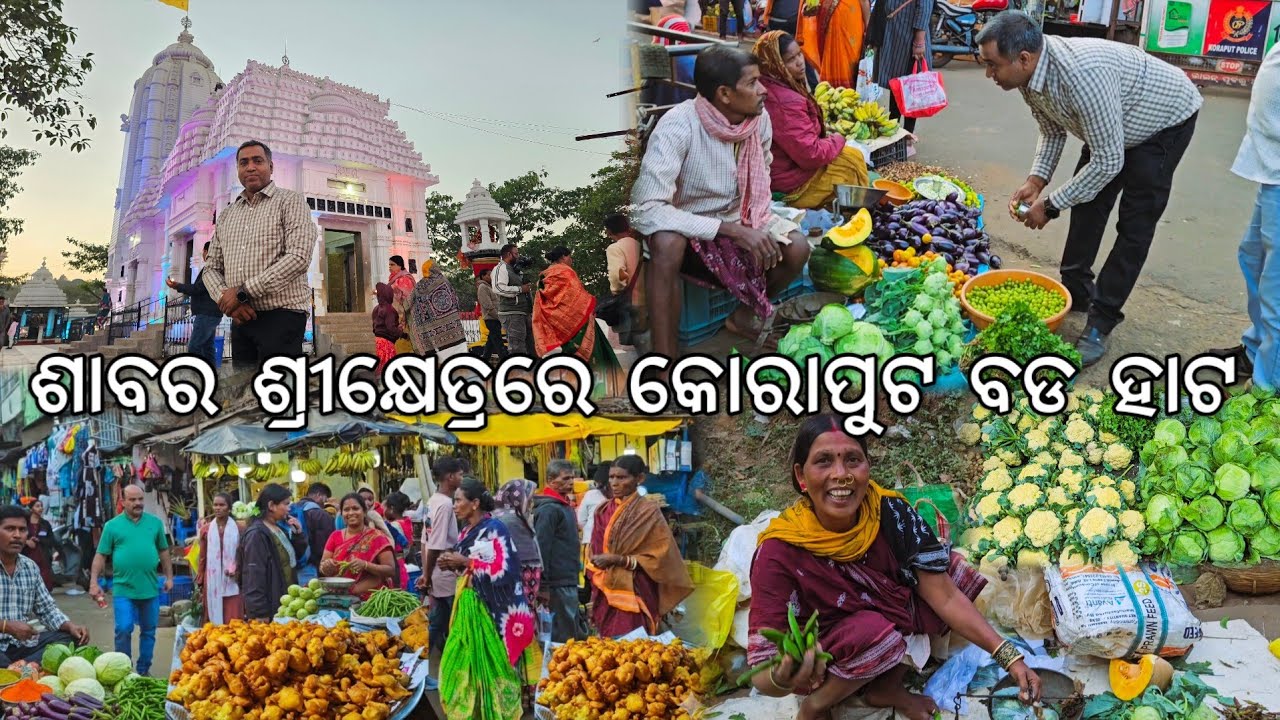 ଶାବର ଶ୍ରୀକ୍ଷେତ୍ରରେ କୋରାପୁଟ ବଡ ହାଟ l Biggest tribal market of koraput l Sabara Srikhetra