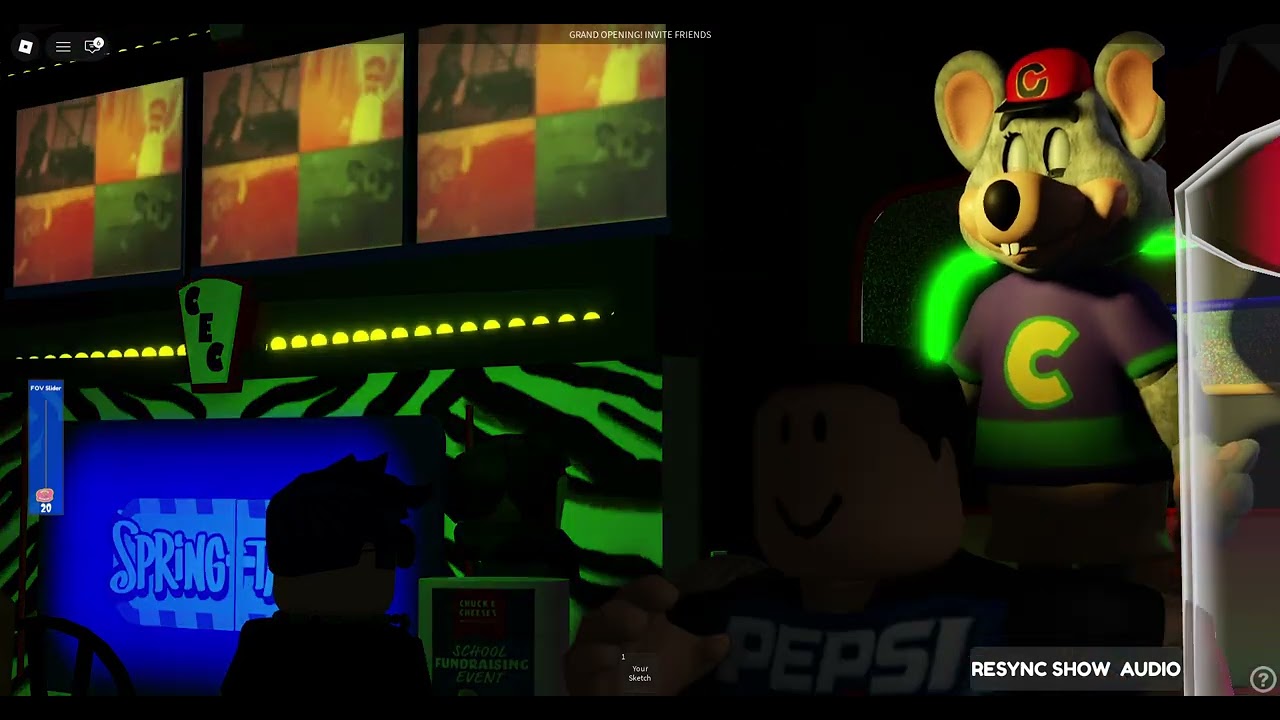 Roblox - Chuck E. Cheese's Brookvalley, Robloxia - January 2013 Show, Segment 8 - Get Down On It