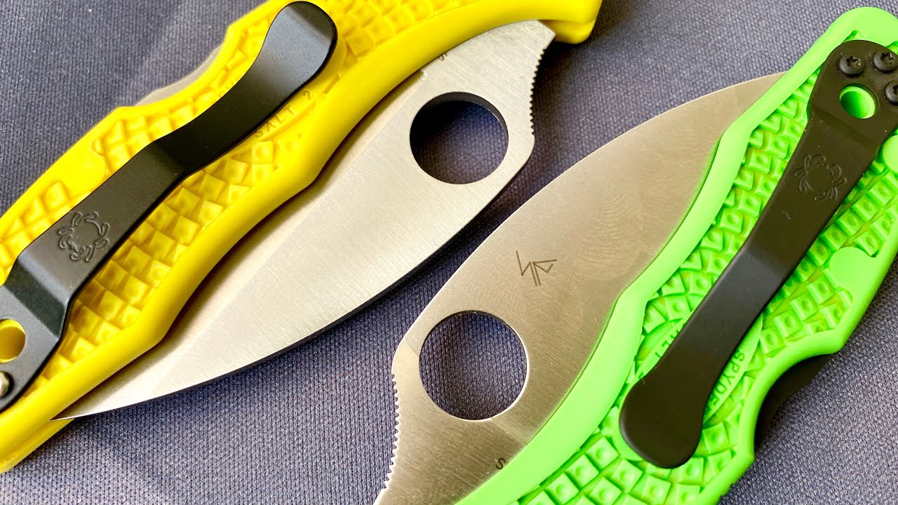 КТО БЫ МОГ ПОДУМАТЬ? Spyderco Salt 2 складной нож
