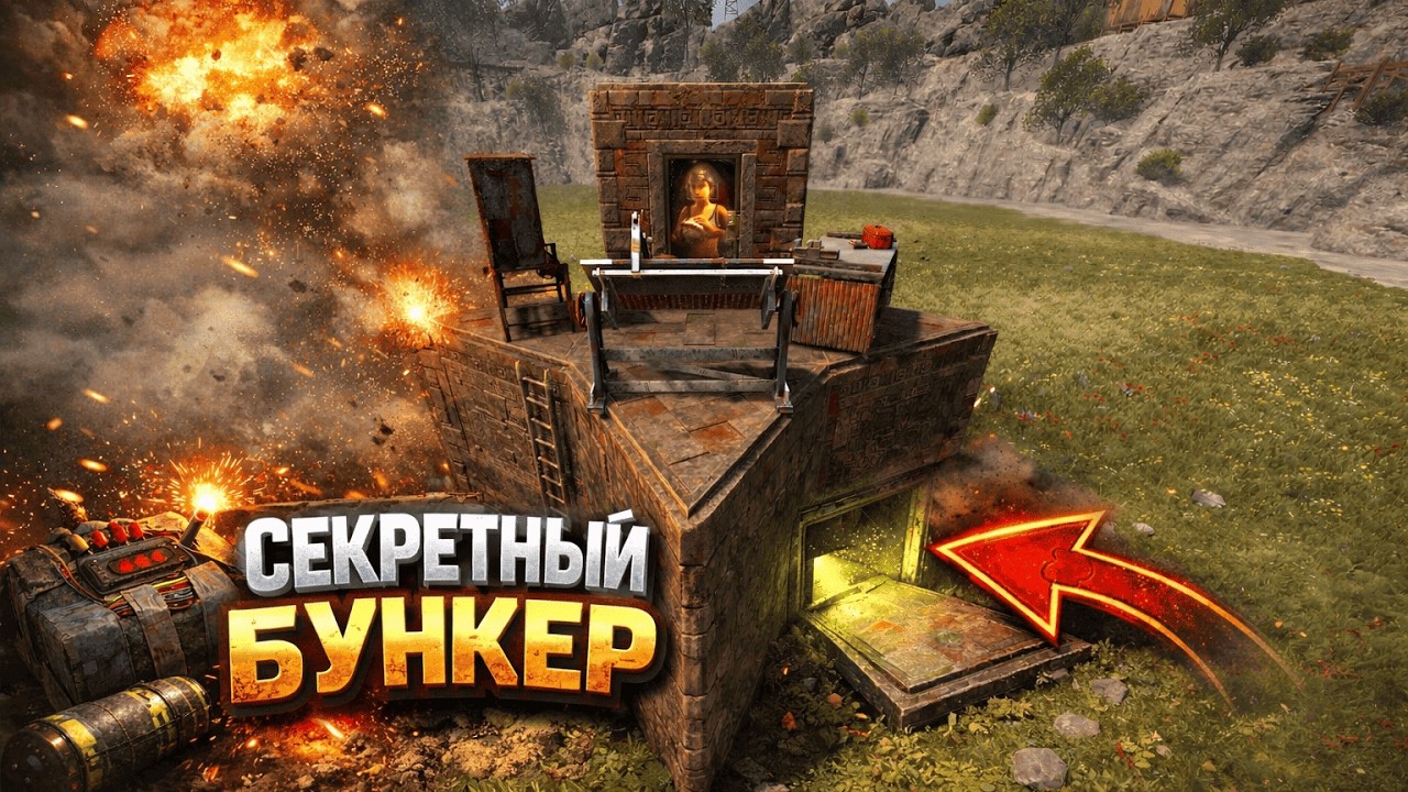 Секретный бункер🏘️ Стартовая база для SOLO DUO 🚀