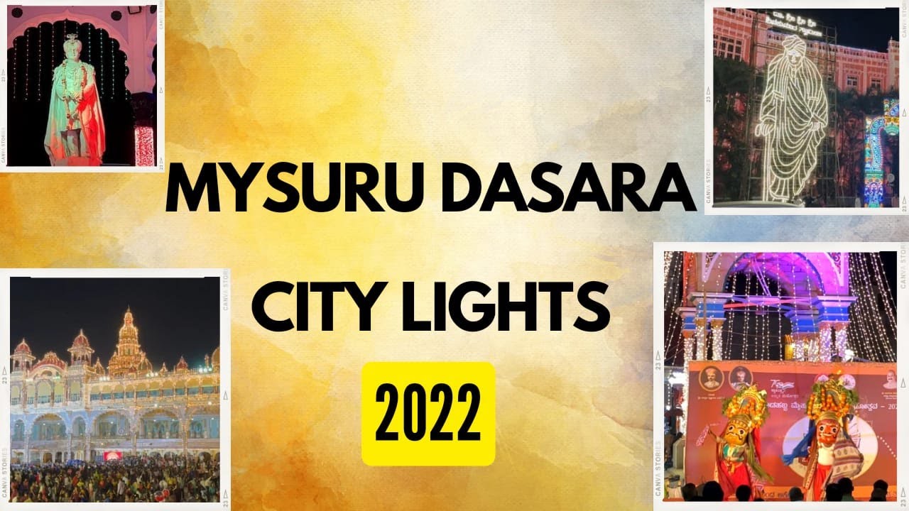 Mysuru Dasara City Lighting 2022 || Mysore Palace #shotoniphone #WeTime #vijayadashami #dji