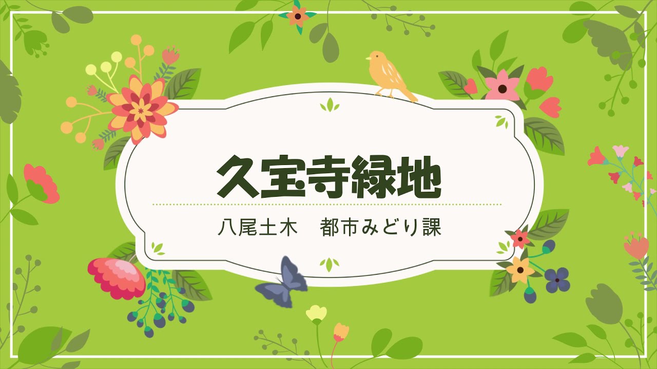 久宝寺緑地をドローンで撮ってみた！！