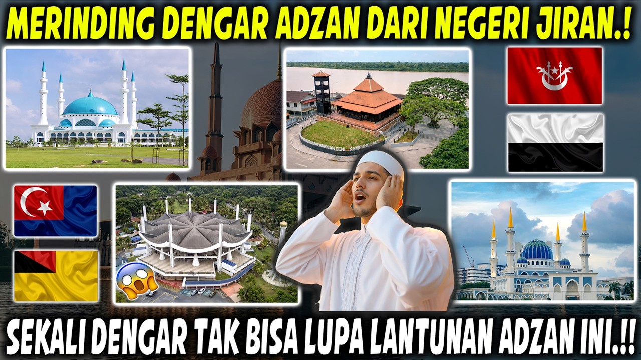 MAASYAA ALLAH MERINDING❗Lantunan Adzan dari Malaysia Ini Diakui Paling Merdu Sampai Kalahkan UEA?!