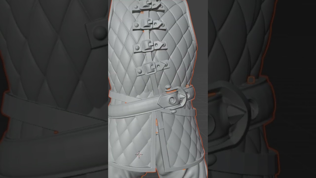 Как заполнить пробелы в сетке в Blender! #blender #guide #shield