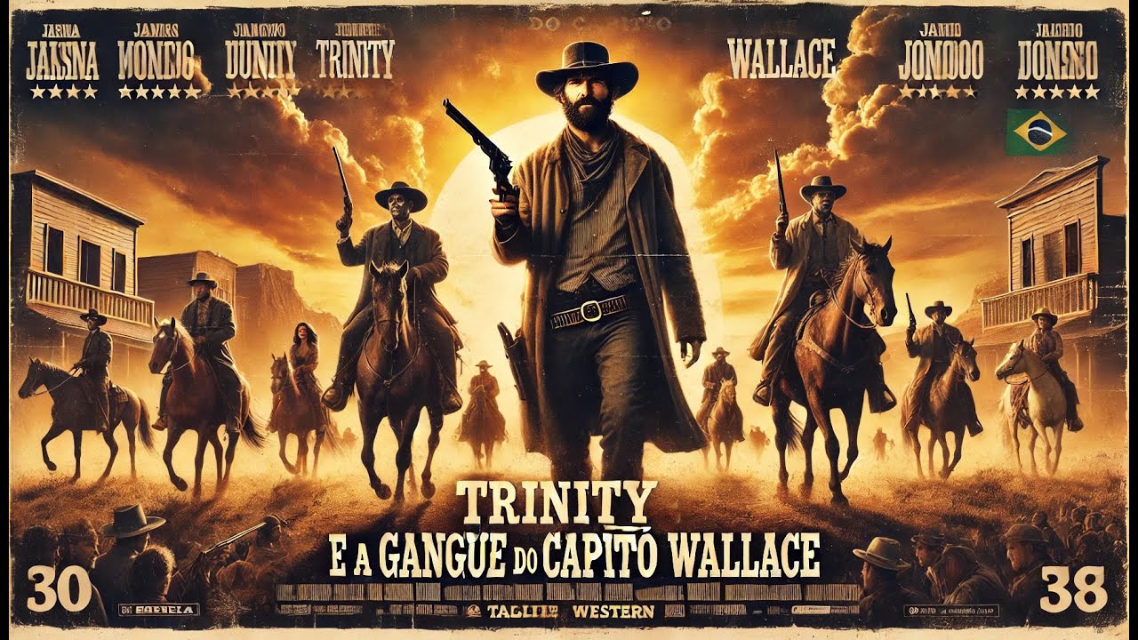 Trinity e a Gangue do Capitão Wallace | Faroeste | Filme Completo Dublado em Portugues