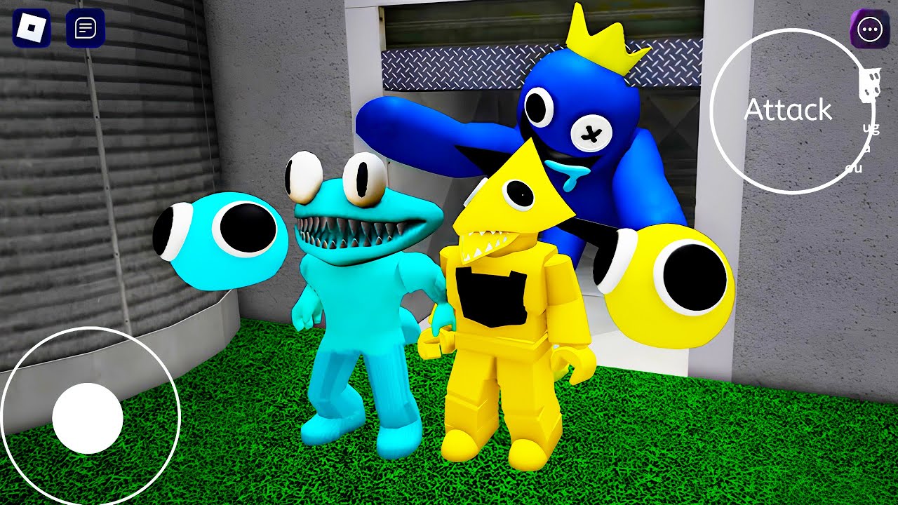 Playing as CYAN TEAM Vs YELLOW TEAM in Rainbow Friends #roblox