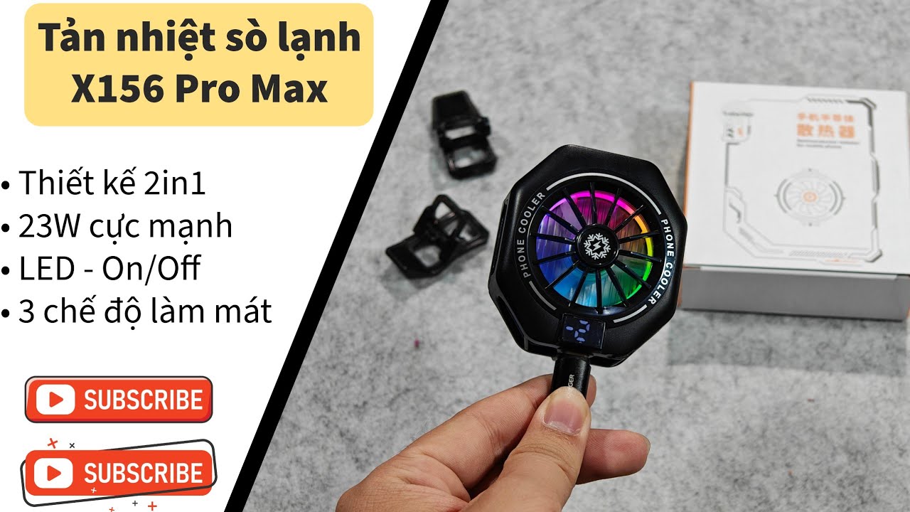 Tản nhiệt sò lạnh X156 Pro Max - 
