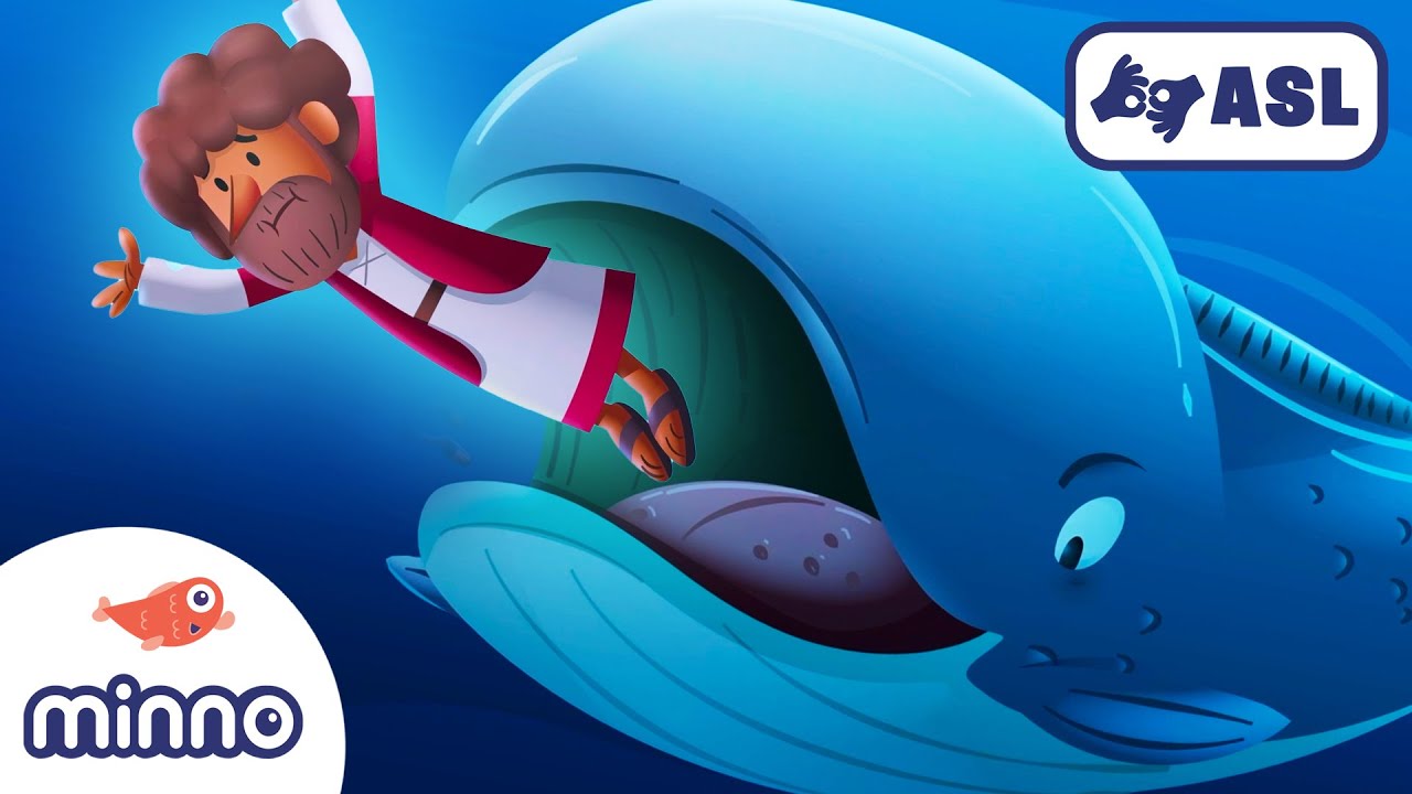 The Story of Jonah and the Whale (with ASL) | ASL Bible Stories for Kids