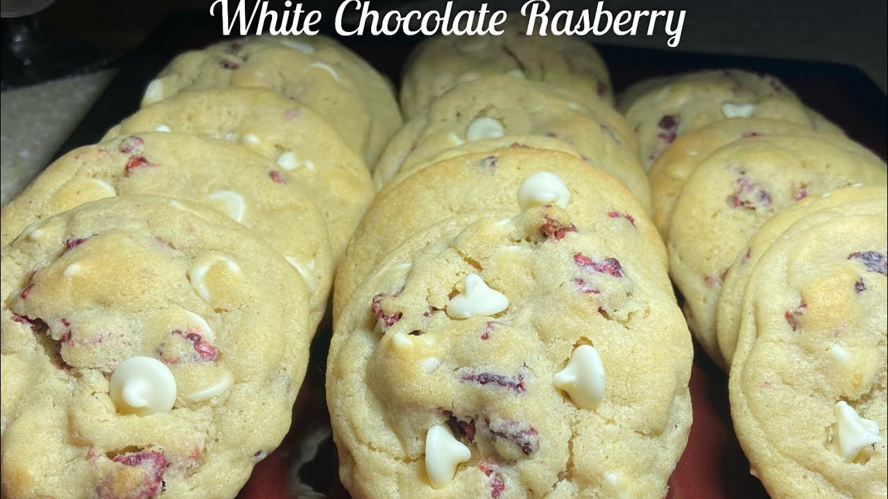 How To Make White Chocolate Chip Raspberry Cookies...Outstanding!