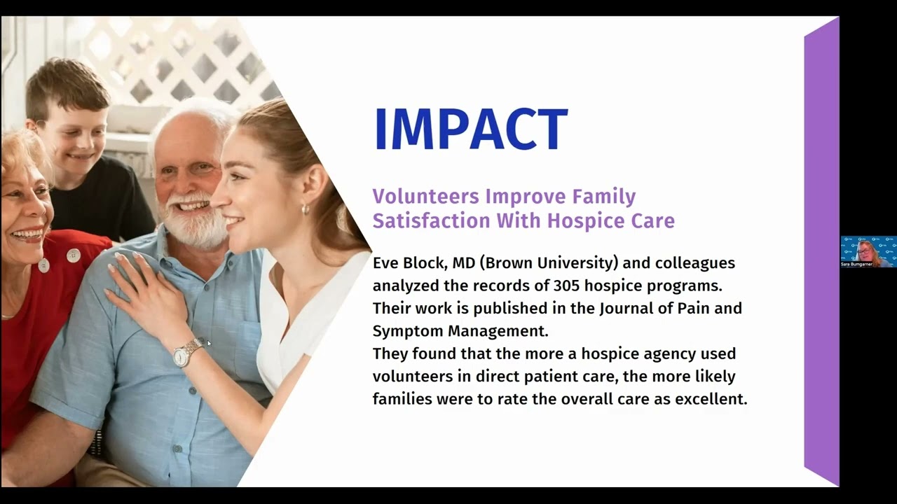 VNA Hospice Webinar Series: Volunteer Impact
