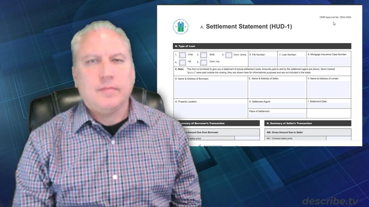 How To Read A HUD-1 Settlement Statement