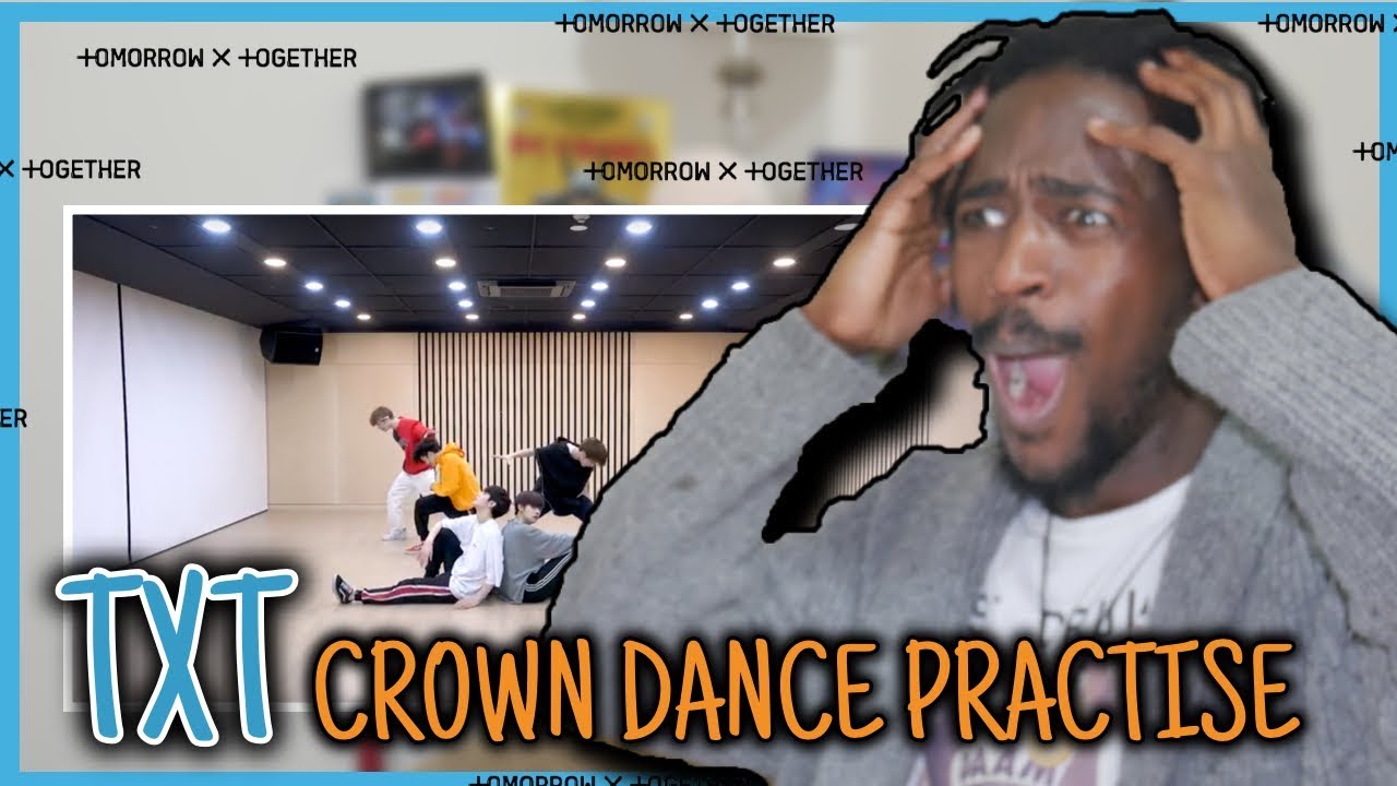 Dancer Reacts To TXT Crown Dance practise | TXT (투모로우바이투게더) 어느날 머리에서 뿔이 자랐다 (CROWN) Dance Practice
