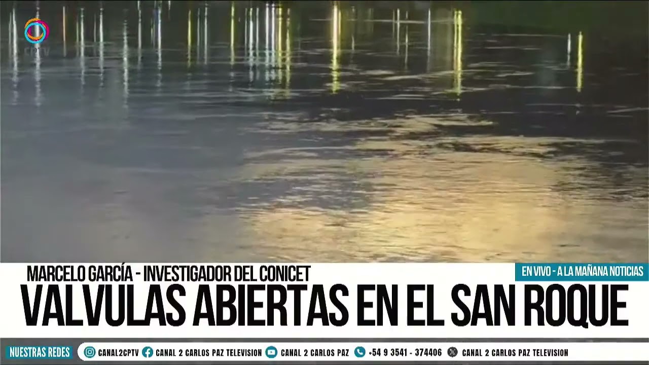 VÁLVULAS ABIERTAS EN EL SAN ROQUE