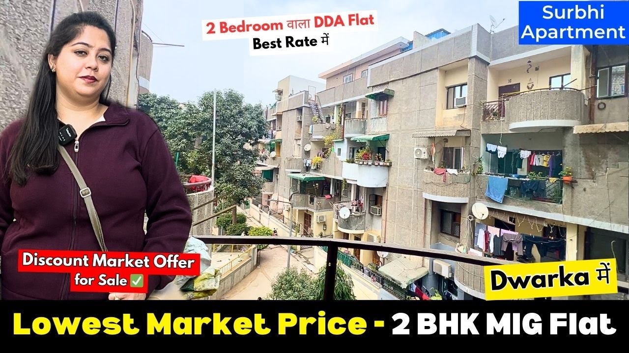 Affordable DDA MIG, 2 BHK Flat for Sale - Dwarka Sector 11, New Delhi (Surbhi Apartment)
