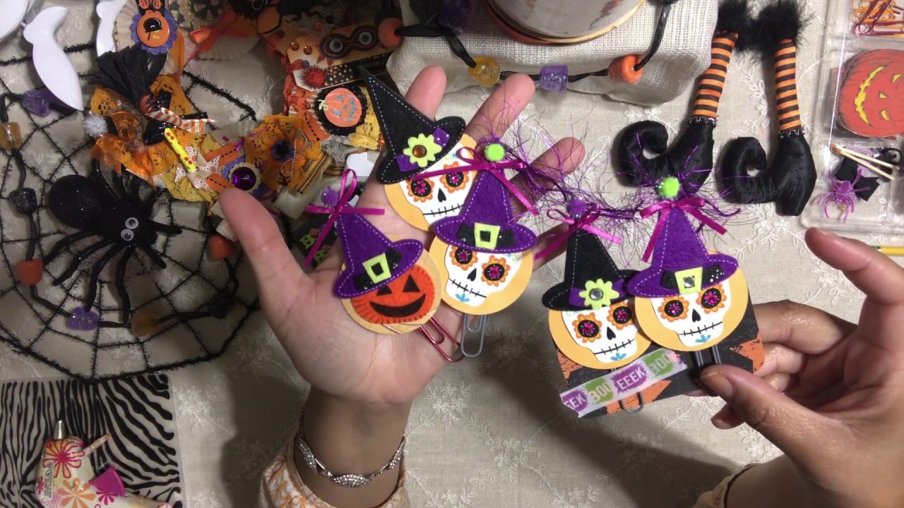 #5. DIY Paper Clip - Day Of the Dead - Halloween Craft Series 2017