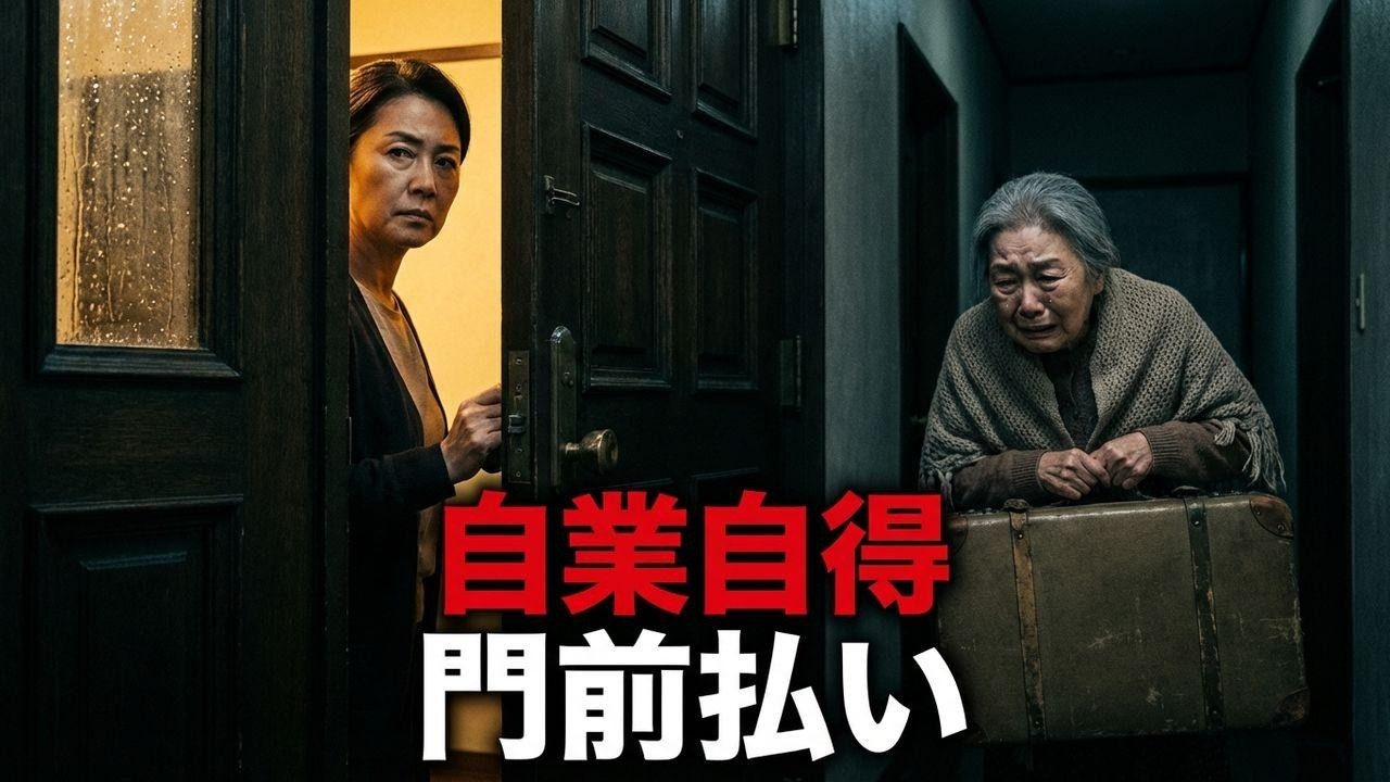 15年尽くした嫁を捨てた義母の末路。長男一家に追放され私の家に泣きつくも…自業自得よ！