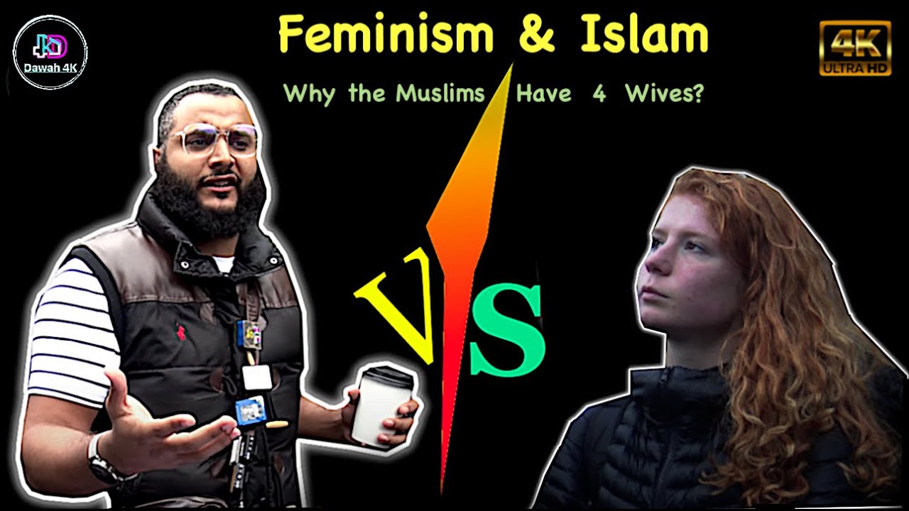 Why 4 Wives?, Feminism & Islam - Mohammed Hijab & English Lady - Speakers Corner