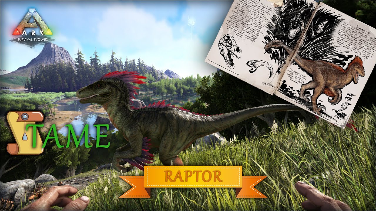 آموزش بازی ARK: تیم کردن رپتور (Raptor)