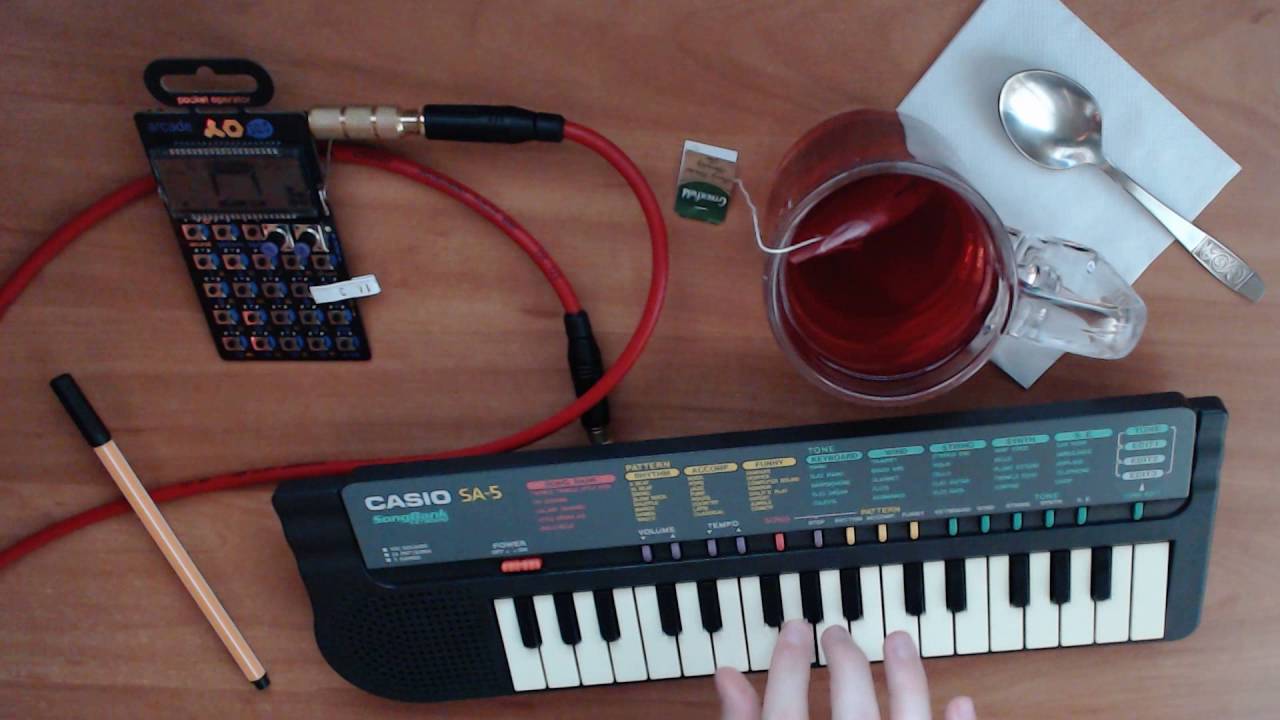 Red tea (PO-20 Arcade, CASIO SA-5)