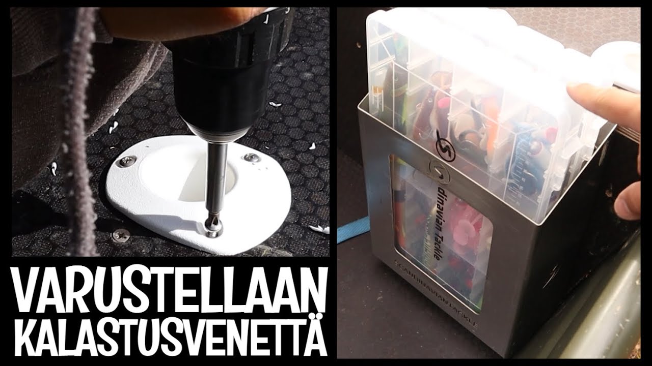 KALASTUSVENEEN VARUSTELUSTA - UPOTETTAVAN VAPAPUTKEN ASENNUS VENEESEEN