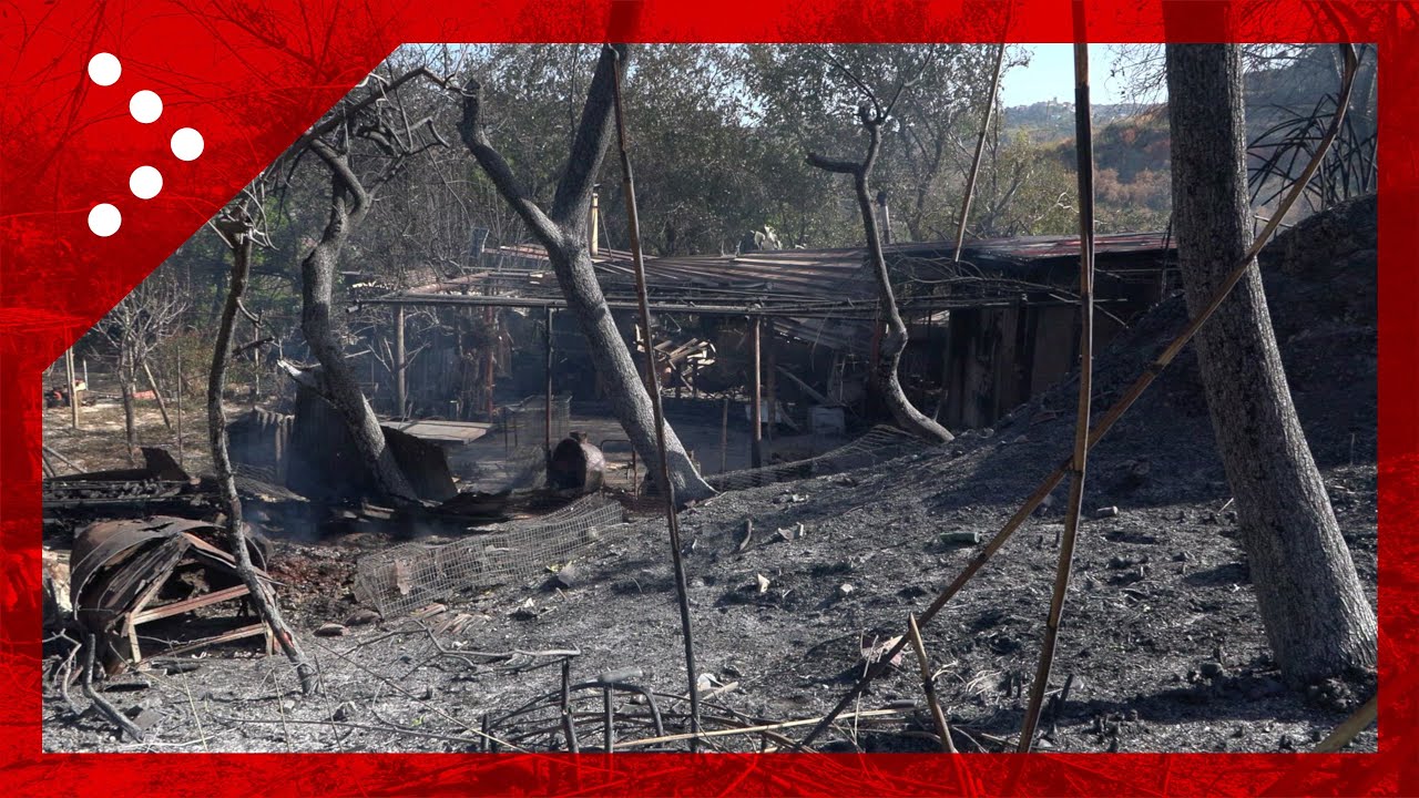 Sicilia, incendi nel messinese: bonifiche vigili del fuoco a Villafranca Tirrena