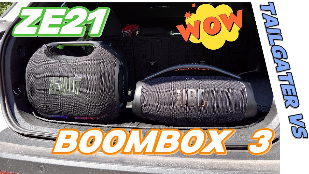 Zealot ZE21 vs JBL Boombox 3 🛻 Tailgater Special @20ft. 🫨 The Budget Beast Against the OG Boombox