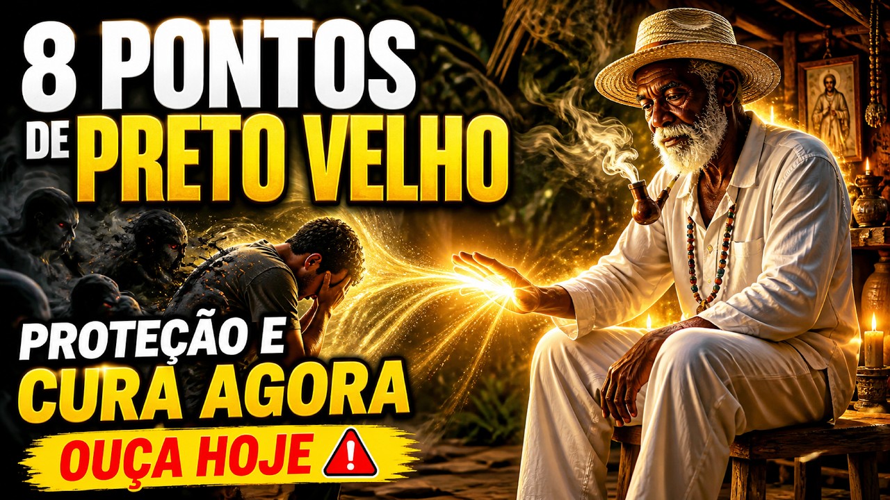 8 Pontos de Preto Velho da Umbanda ⚓ | Energia  e Proteção Espiritual